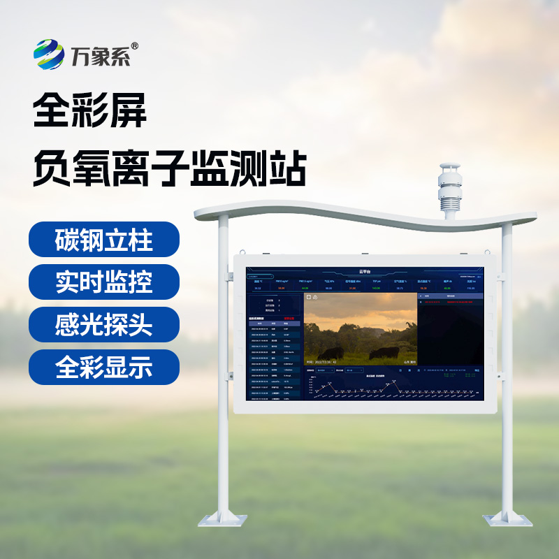 “氧”護(hù)健康，盡在“掌”握：彩屏負(fù)氧離子監(jiān)測(cè)站